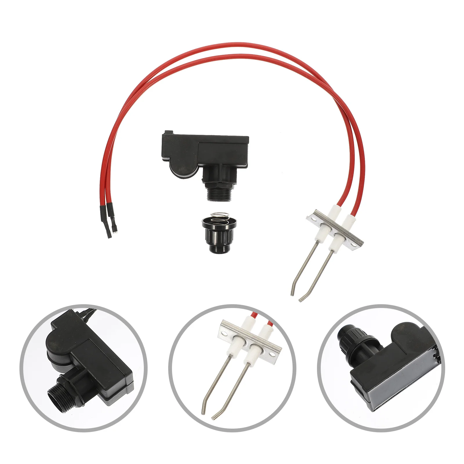

Double Ignition Kit Propane Gas Stove Igniter Durable Grill Igniter Windproof Spark Pin Household Cooking Ignition Device