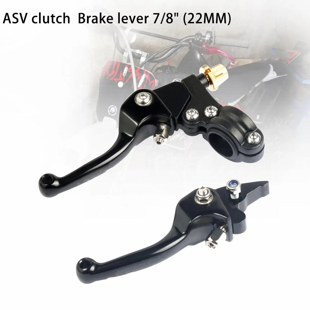 Aluminum Alloy Motorcycle Clutch Lever Brake Lever Motocross for KLX BBR ATV Motorcycle Brake Pump Brake Lever Red