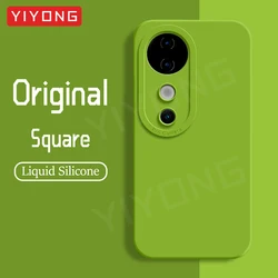 For Vivo V40 Case YIYONG Silky Liquid Silicone Soft Cover For VIVO V40 V30 V30Pro VivoV40 VivoV30 Pro 5G Shockproof Phone Cases