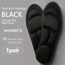 1 Pair 5D Adjustable Wear-resistant Insole Arch Supports Plantar Fasciitis Insole Memory Foam Sole