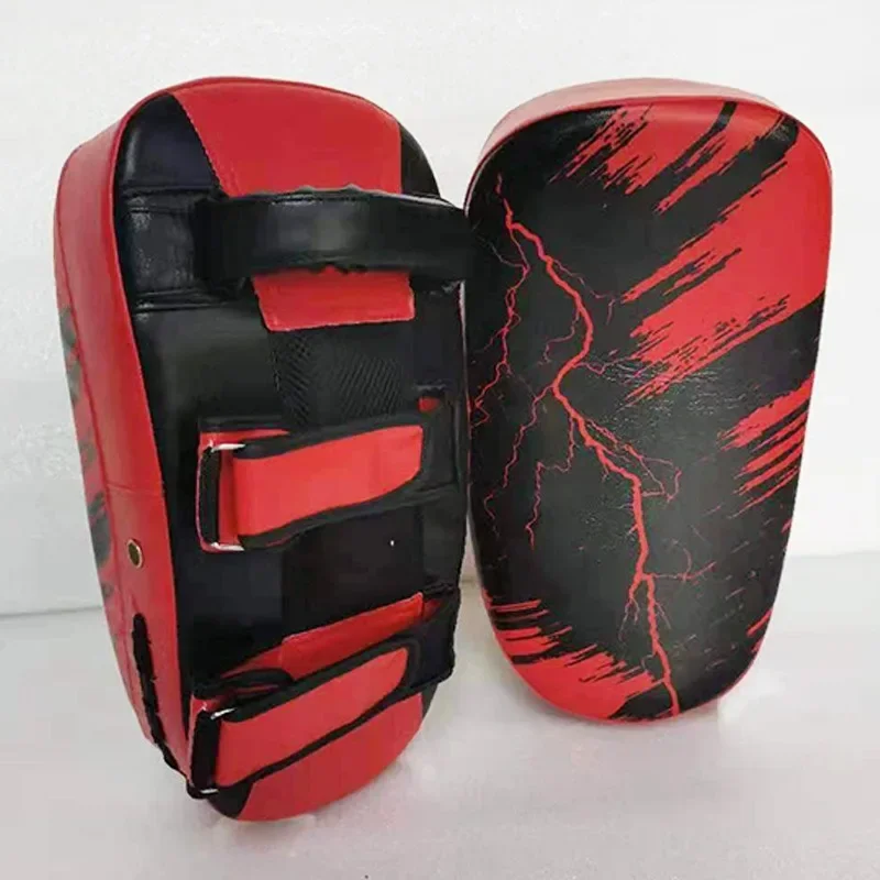 Boxing Gloves Kickboxing Muay Thai Punching Pad Curved Strike Shield Boxing Training Mitt Punching Pad Taekwondo Equipment