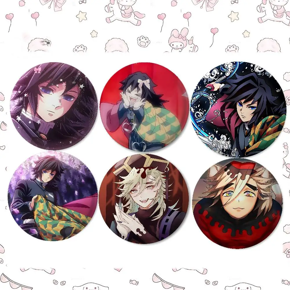 R-Rengokus K-Kyoujurou S Badges Tinplate Soft Button Pin Brooch Metal Badge Custom Jewelry Accessories Hat Bag Lapel
