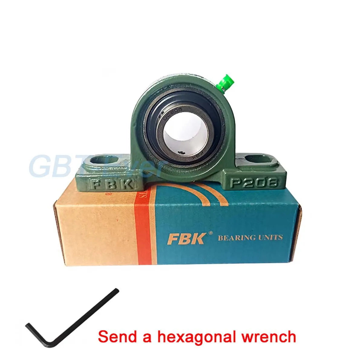 1Pcs Outer Spherical Belt Vertical Seat Bearing UCP206 P207 P208 P209 P210 ID 30-50mm for Karting Quad Bike Rear Axle Parts