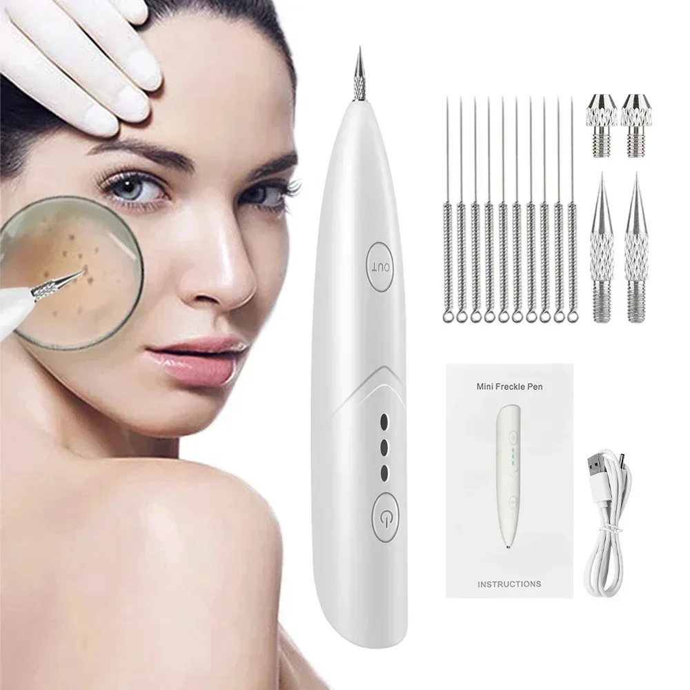 Mini Laser Plasma Pen Needles Kit for Wart Skin Tag Tattoo Remover Pen Dedicated Needles Replacement Moles Removal Pen Beauty