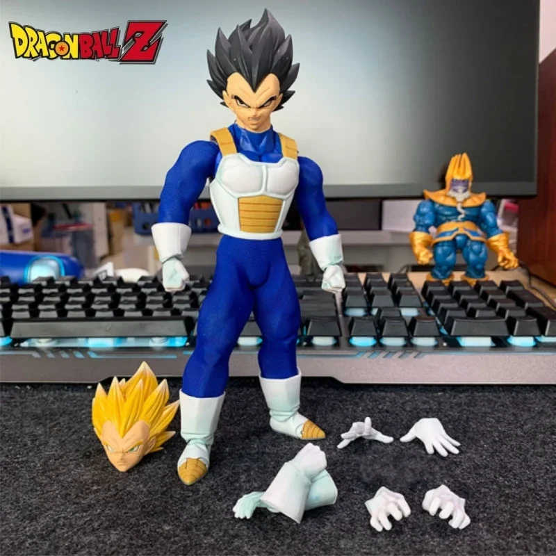 

Bandai Dragon Ball 20cm Iw Super Saivegeta 1/9 Cloth Coated Plastic Action Figure Model Collect Desktop Ornaments Boy'S Toy Gift