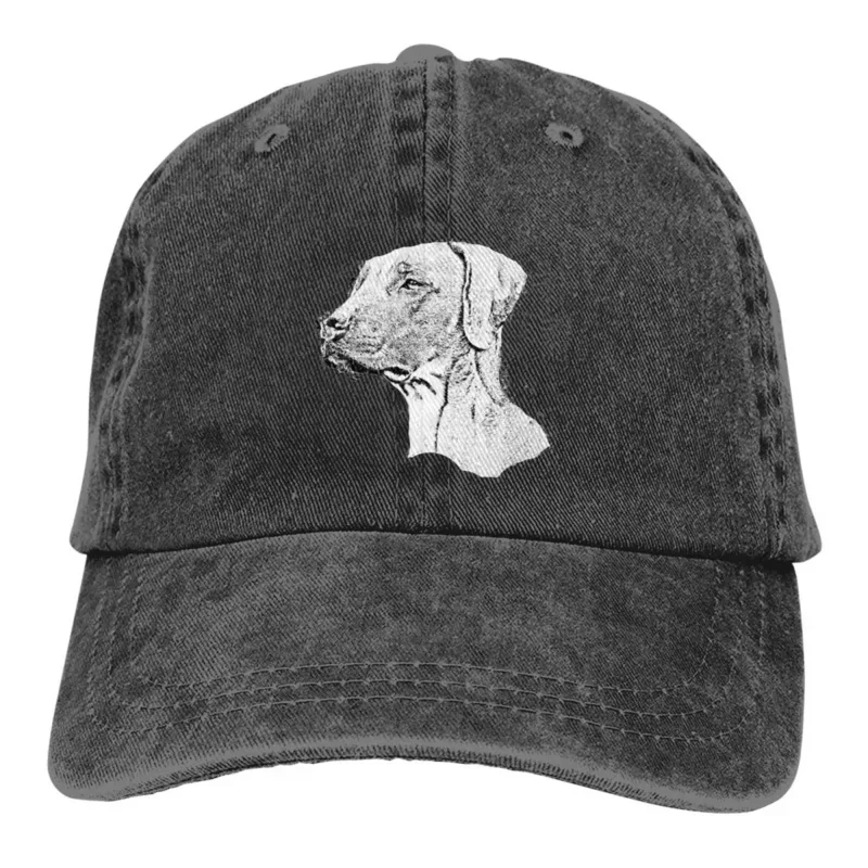 Pure Color Dad Hats Rhodesian Ridgeback Women's Hat Sun Visor Baseball Caps Line Peaked Cap