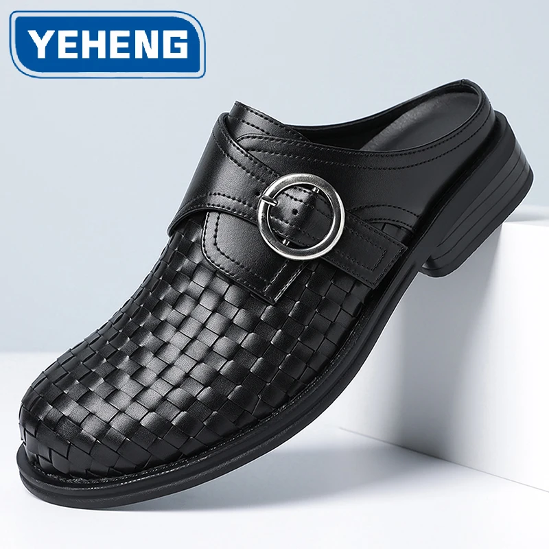 italian-style-men-woven-loafers-luxury-designer-mules-bug-size-handmade-weave-leather-half-shoes-casual-business-office-slippers
