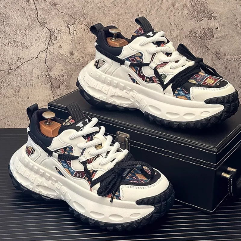 

Trendy dad shoes, breathable thick-soled, versatile sports shoes, men's fashionable, individual and casual shoes b35