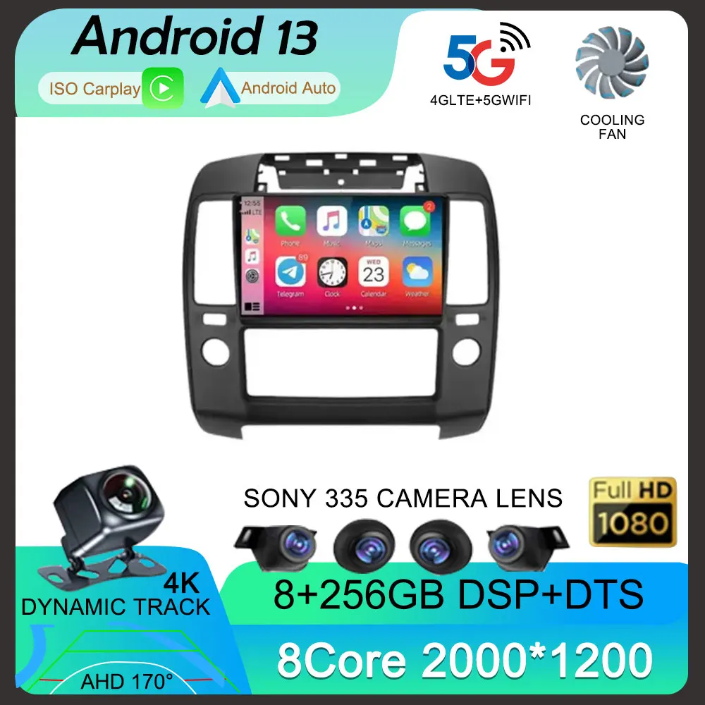 

Android 13 For Nissan Navara 3 D40 2004 - 2010 Car Radio Multimedia Video Player Navigation stereo GPS Navi No 2din 2 din DVD