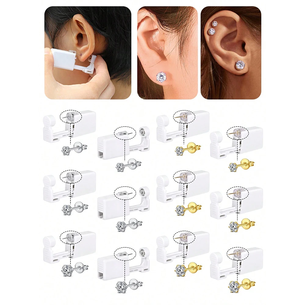 8Pcs Ear Piercing G…