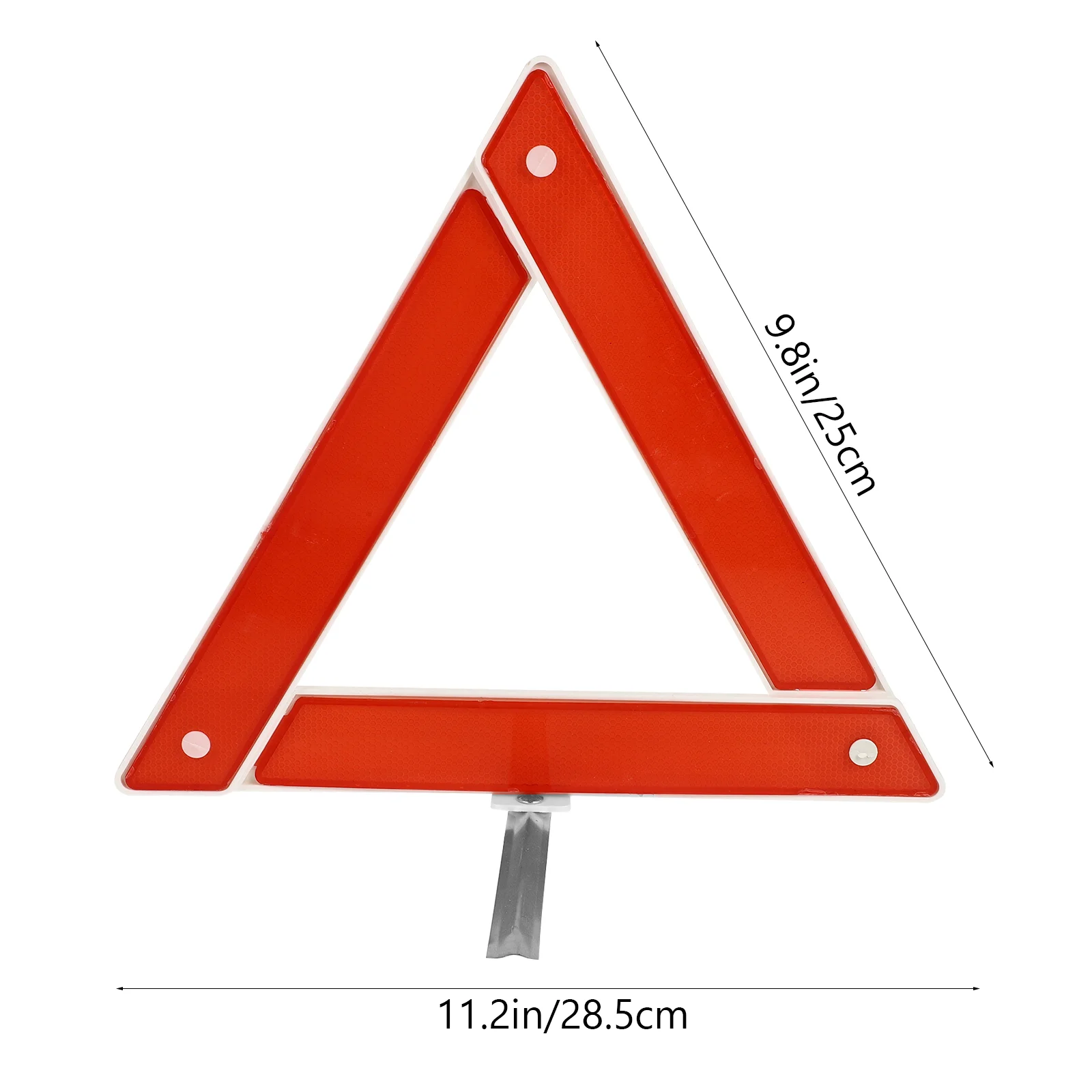 2-teiliges Warnschild aus faltbarem Kunststoff, dreieckig, Verkehrssicherheitsschild für die Fahrzeugwartung, starkes Auto-Warnschild, Haltbarkeit