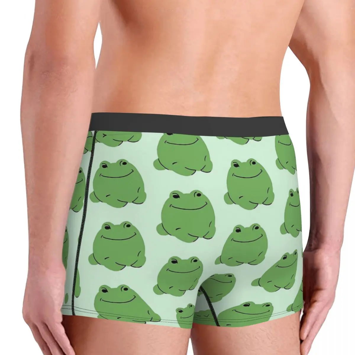 Cottagecore Rural Aesthetic Suspicious Frog Underpants Homme Panties Man Underwear Ventilate Shorts Boxer Briefs