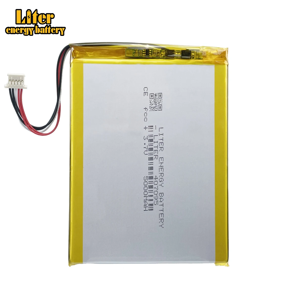 Złącze 5-przewodowe Bateria litowo-polimerowa 3,7 V 407095   5000MAH automat do gier MP3 MP4 MP5 bateria litowa nawigator GPS