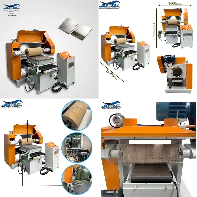 2026 Automatic Single-Side Polishing Machine with Motor and Magnetic Flat Plate for Stainless Steel 7.5kW Power