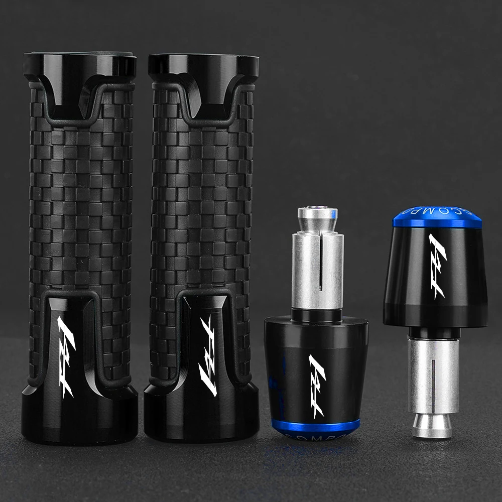 

Motorcycle Accessories 7/8" 22MM CNC Aluminum Handlebar Grips Handle Bar Grip End Cap Plug For YAMAHA FZ1FAZER FZ-1 FZ1 FAZER