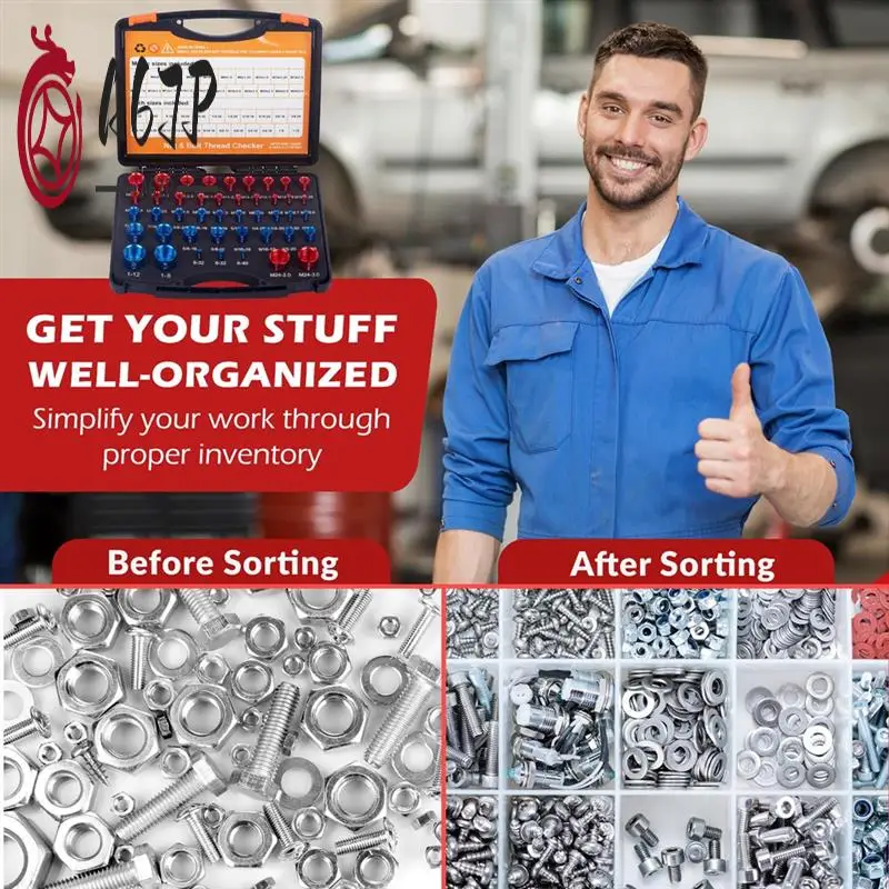 jeu-de-verificateurs-d'ecrous-et-de-boulons-a67p-verificateur-de-filetage-pratique-verificateur-de-filetage-facile-a-utiliser-standard-et-metrique-44-jauges-males-femelles