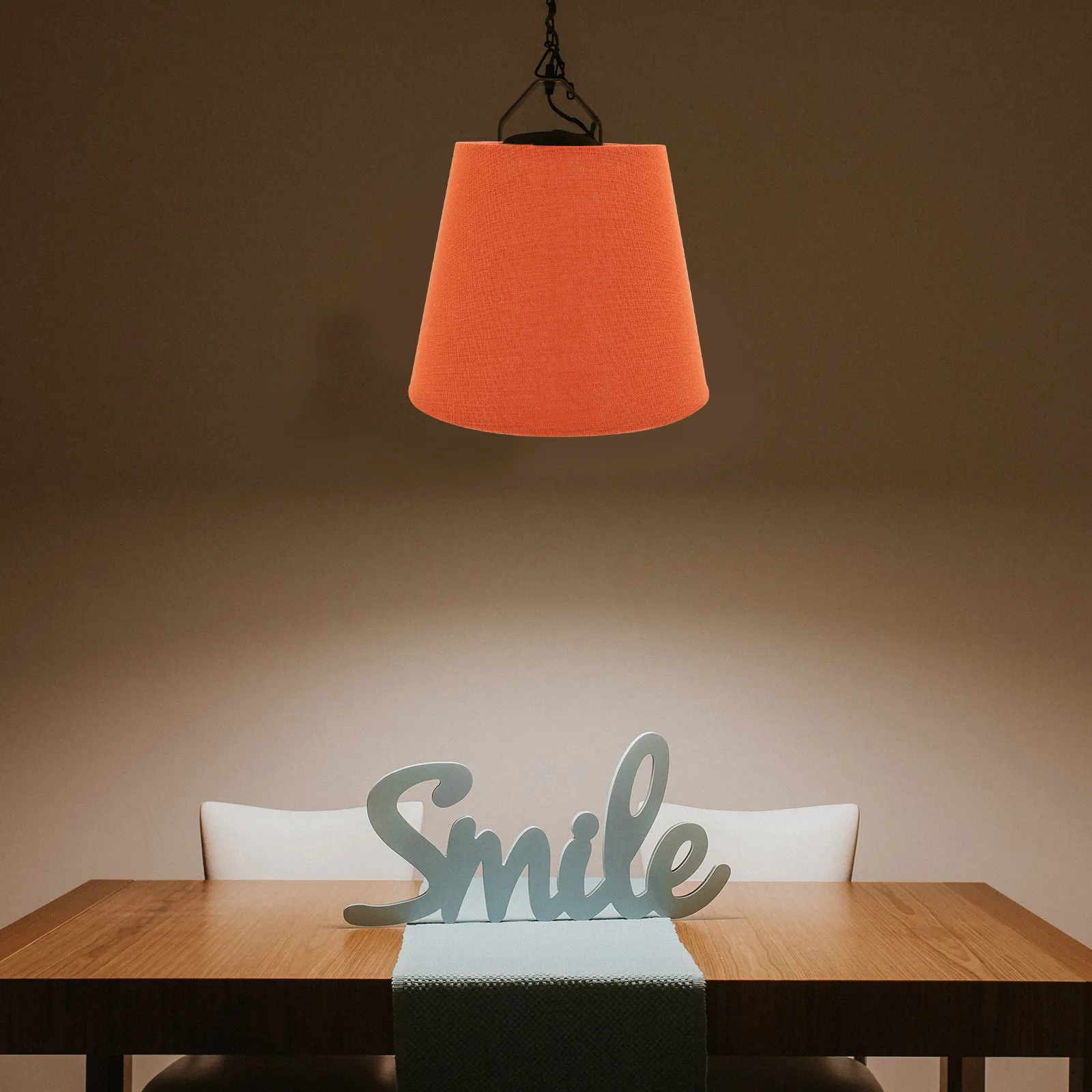 Small Lamp Shade Vintage E14 Base Cloth Drum Design Indoor Table Lamp Cover for Desk Bedside Nightstand Indoor Light Cover