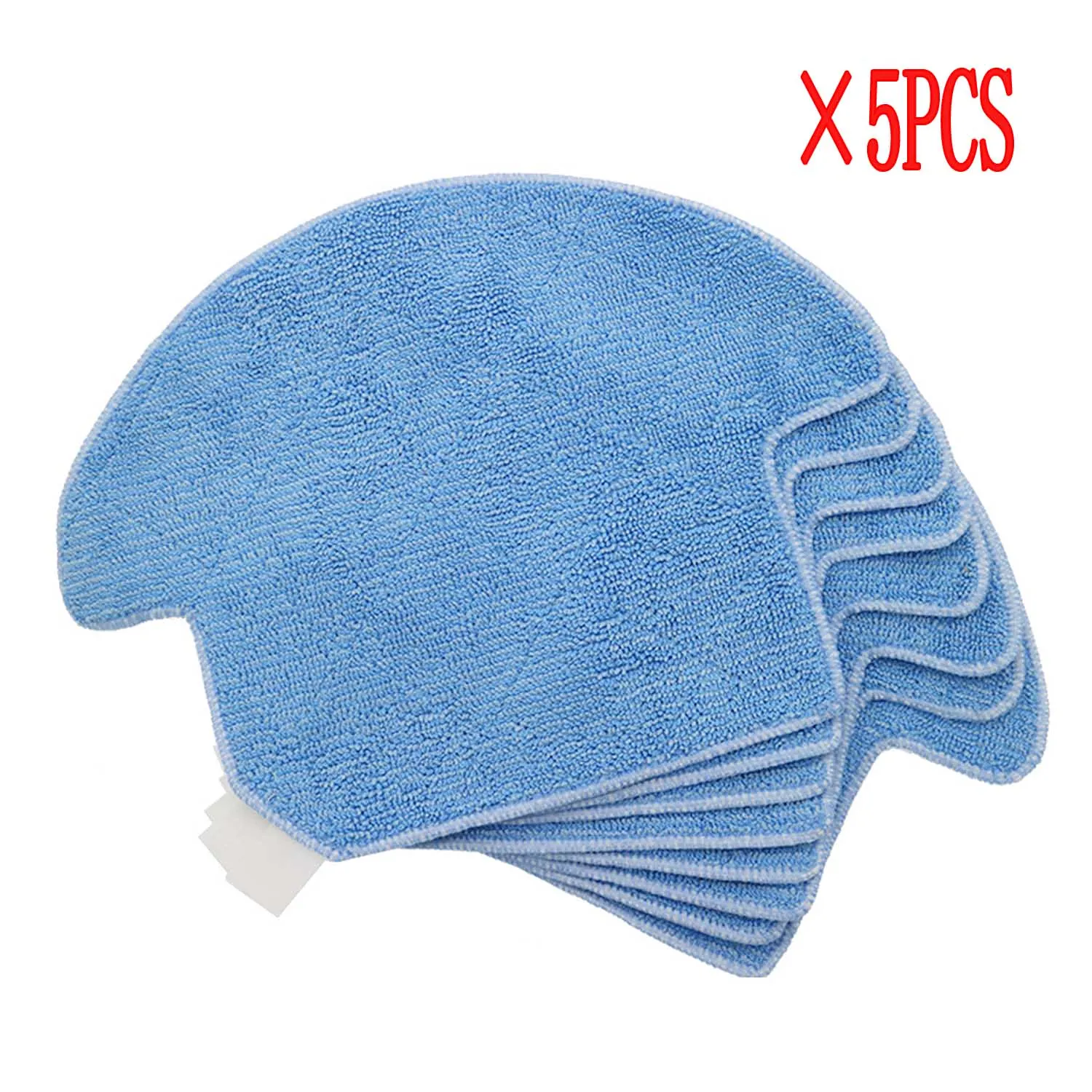 5 pezzi Mop panni aspirapolvere parti per chuwi ilife v7s pro robot aspirapolvere accessori (5 pezzi Velcro gratuiti)