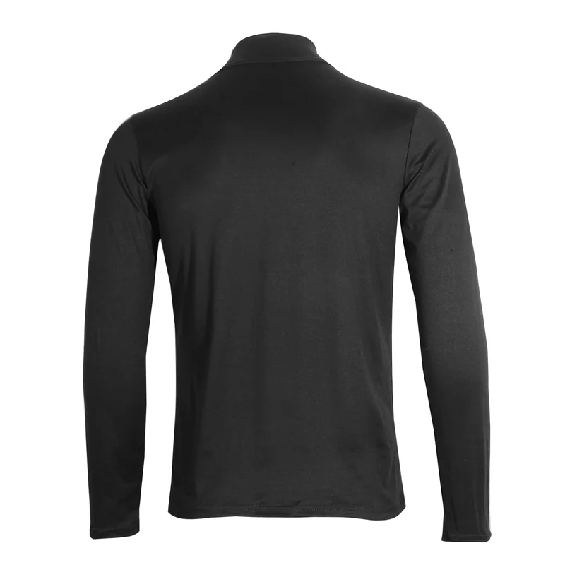 Men's Solid Color Turtleneck T-Shirt Plus Size Spring Casual Long Sleeve Basic Bottoming Shirt Fashion Solid Color Slim-Fit Tops