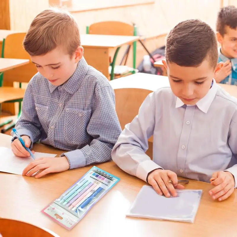 Penne Gel da 0.5 Mm per Journaling 6 pezzi penna a inchiostro Gel nero penne da 0.5 Mm penne da scrittura retrattili per l'ufficio scolastico del diario