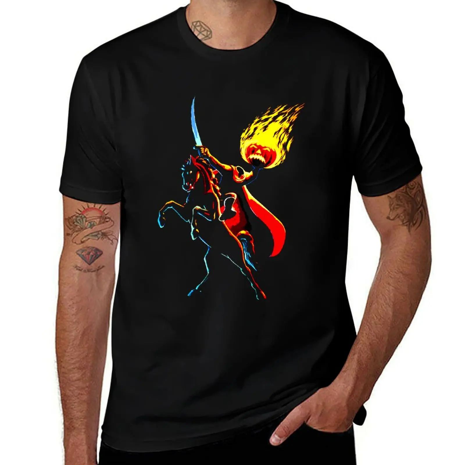 

Headless Horseman T-Shirt man t shirt luxury funny t shirts cotton T-Shirt