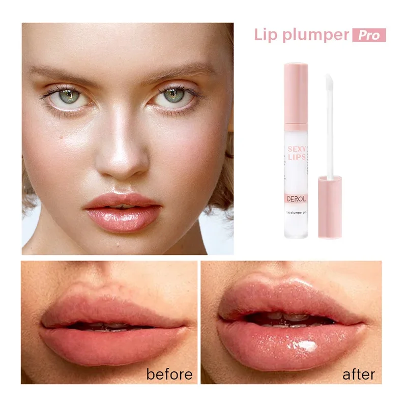 Líquido de aumento de labios de larga duración, reparador hidratante, Reduce la línea de los labios, aumenta la elasticidad, brillo más intenso, belleza Sexy