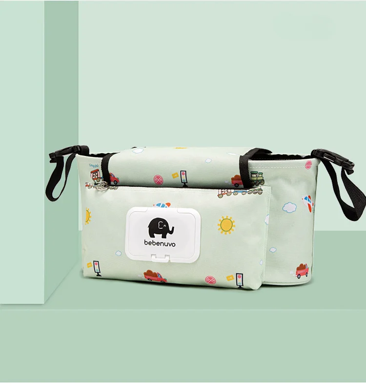 Spot all'ingrosso Oxford panno passeggino rimorchio borsa per pannolini borsa per mamma multiuso transfrontaliero