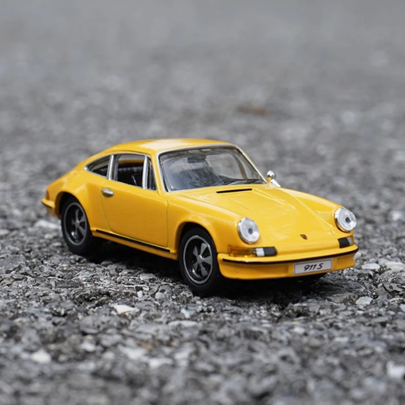 (NO BOX)Original 1:43 scale 911 Coupe 2.4 1971 DEA Alloy Car Model Souvenir Classic Static Display Collection Toy Gift