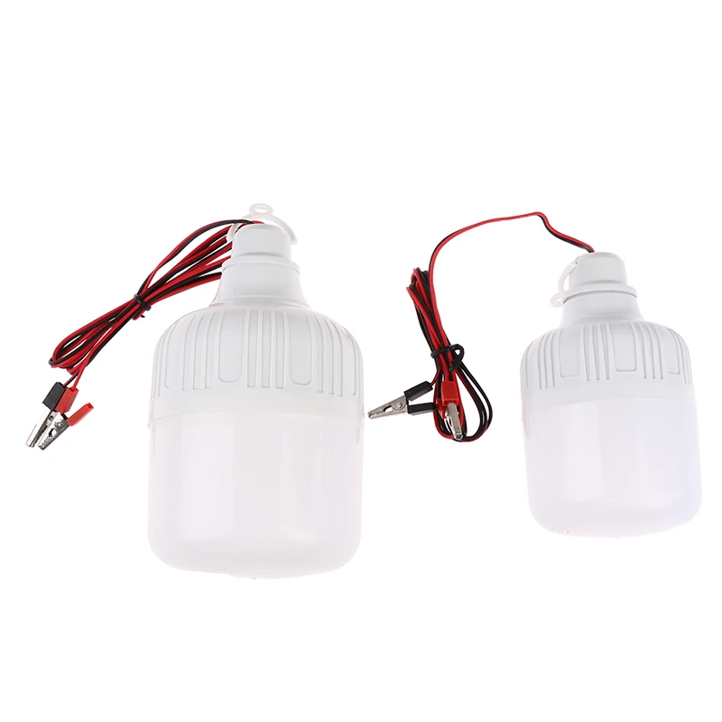 (.) 12v LED Lamp Portable Led Bulb 3W 5W 7W 9W 12W 20W 30W  Outdoor Camp Tent Night Fishing Hanging Light Emergency Cold White