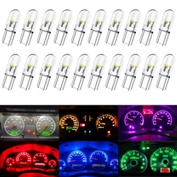 10/20/50 Pcs T5 Led Bulb W3W W1.2W Led Canbus COB Car Interior Lights Dashboard Warming Indicator Wedge Auto Instrument Lamp 12V