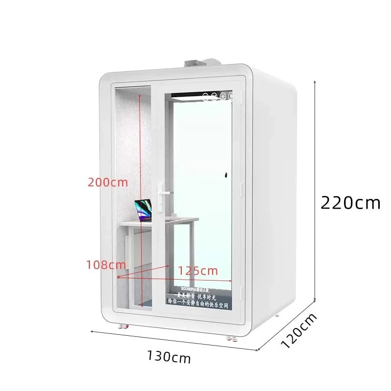 

Soundproof Room Mobile Home Sleeping Cabin Piano Singing Drum Kit Indoor Mute Sleeping Compartment