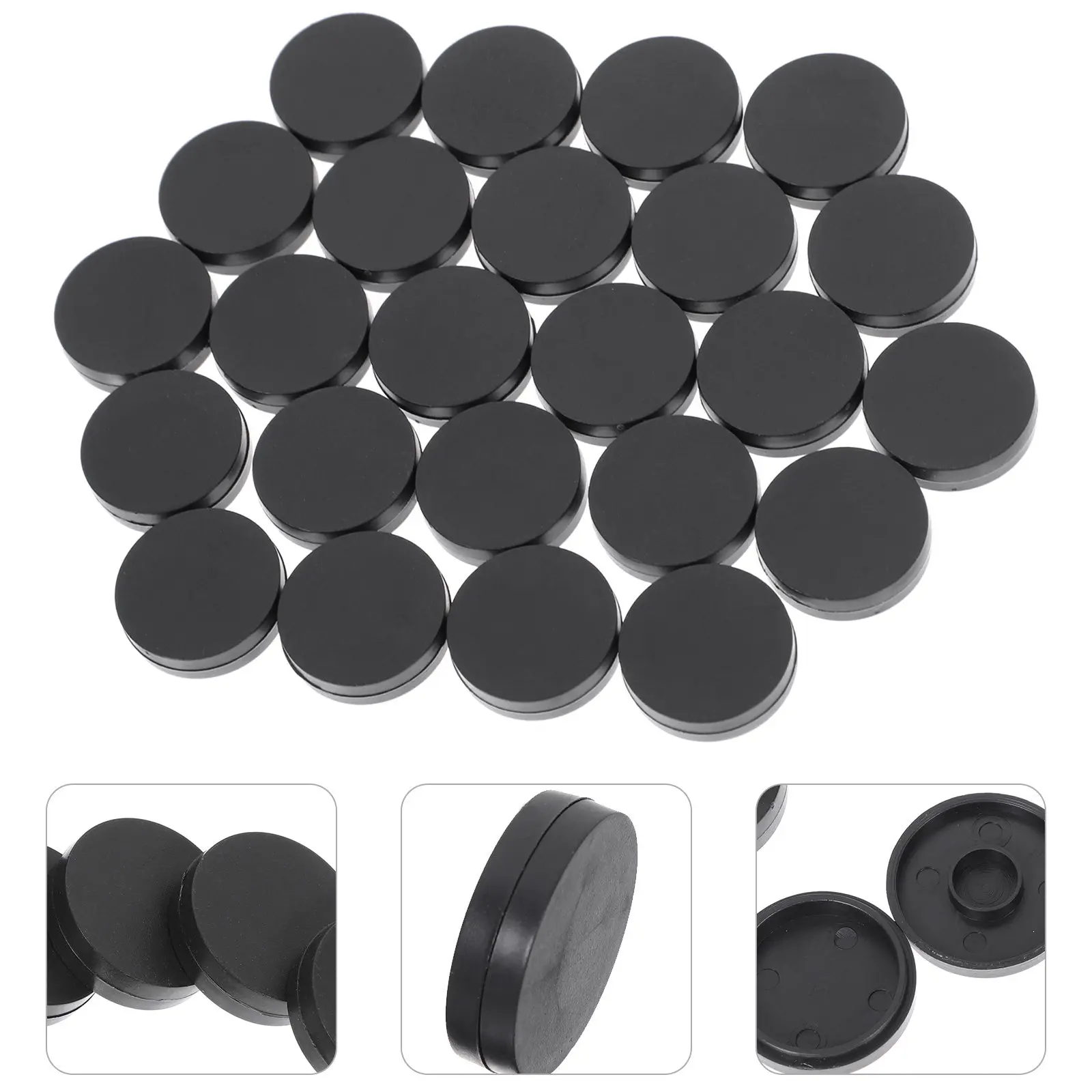 

Набор из 30 черно-белых пластиковых фишек для нард и шахмат, круглой формы, легкие, для настольных игр, развивающие, сменные