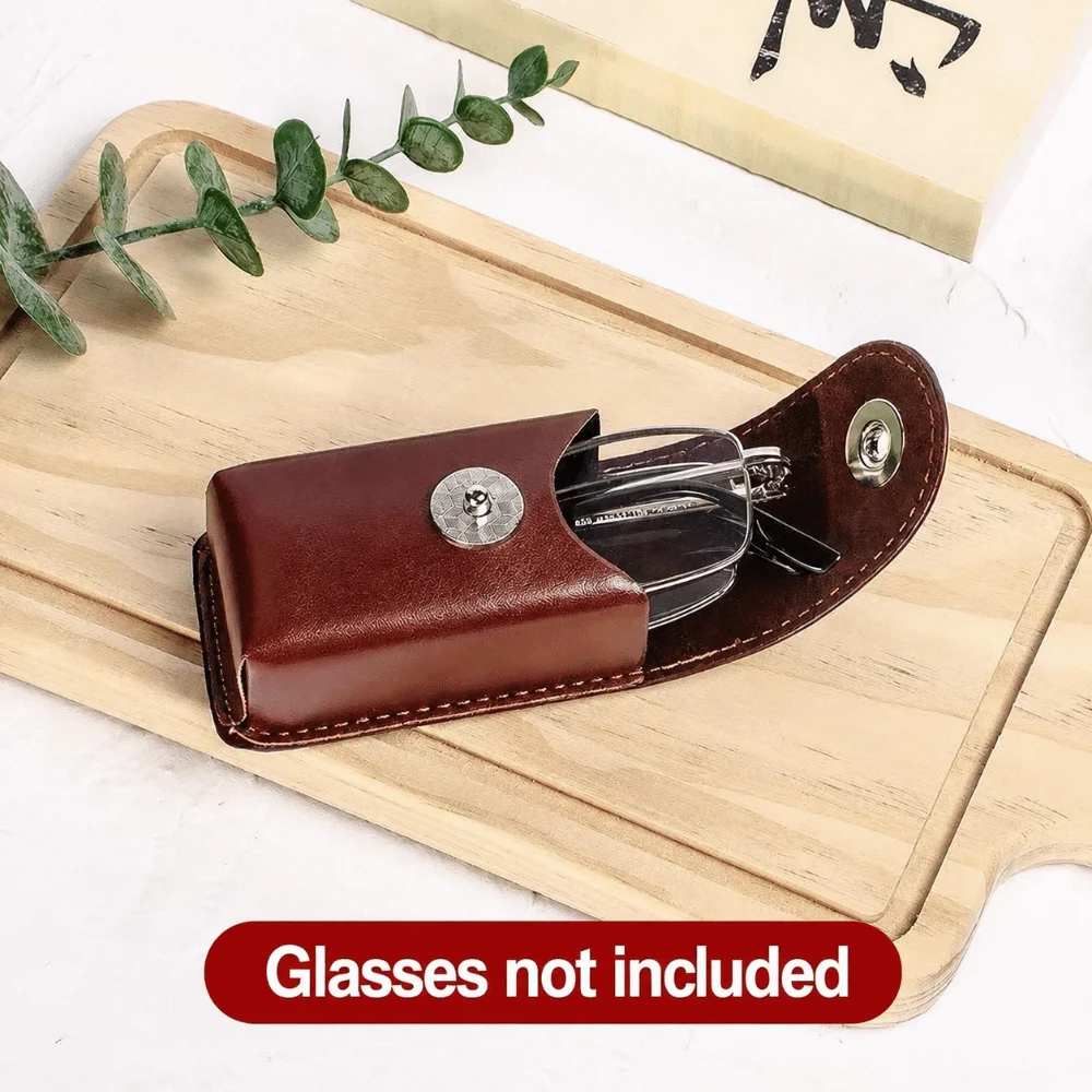 Belt Loop Eyeglass Case Mini Size Anti Squeeze Waist Carry Pack Portable Hold Premium Look Fold Spectacle Box Drive Trip