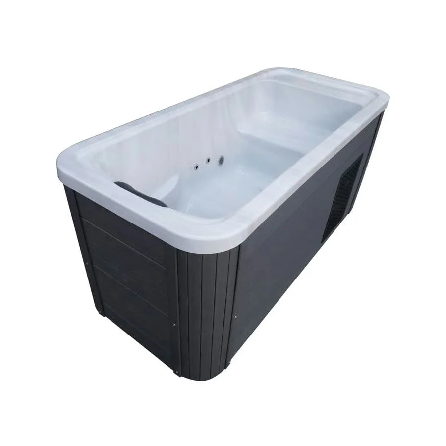 Wi-Fi control 2.1-meter integrated acrylic insulated ice bathtub, water treatment sports cold bathtub with lid