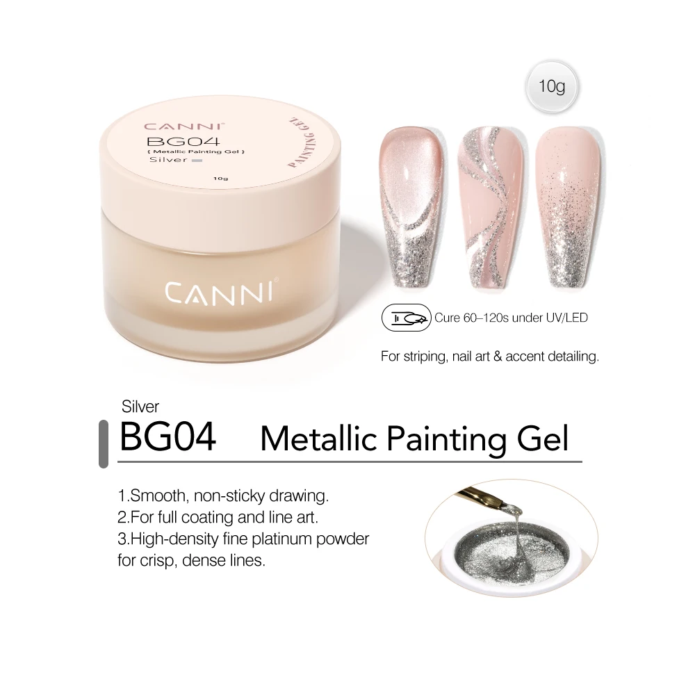 10ml CANNI Multifunktionales Gel 3D-Modelliergel TPO-frei PVC-Modelliergel Ohne Brennen UV-LED Soak-Off No-Wipe Modelliergel – Detail 10