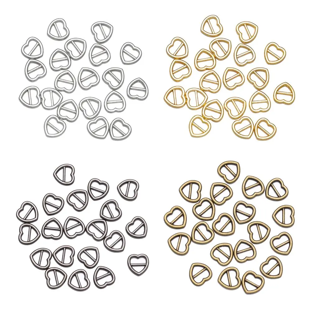 20/40 Stuks 4 Kleuren Mini Ultra-Kleine Meisjes Speelgoed Riem Knopen Diy Poppen Gespen Tri-Glide Gesp Pop Tassen Accessoires