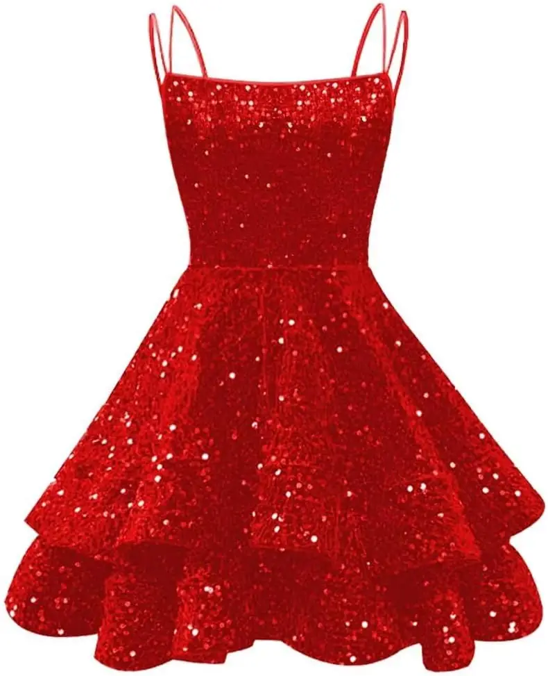 spaghetti-straps-sequin-homecoming-dresses-for-teens-sparkly-tiered-short-prom-dress-2026-mini-cocktail-party-gown