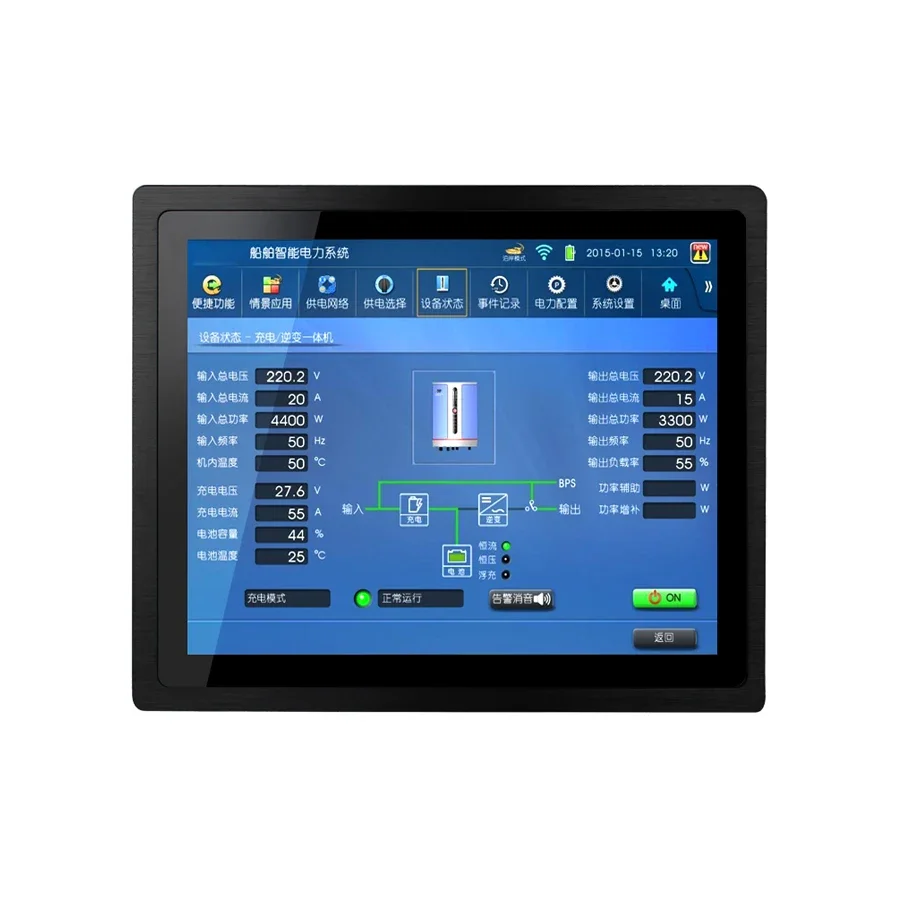 

Capacitive Open Frame Lcd Readable window system 15 inch IP65 Waterproof Android Industrial All In One Touch Screen