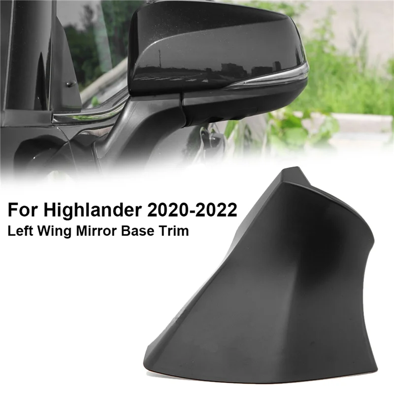 For 2020-2022 Left Wing Mirror Base Trim Rearview Mirror Triangle Base Cover