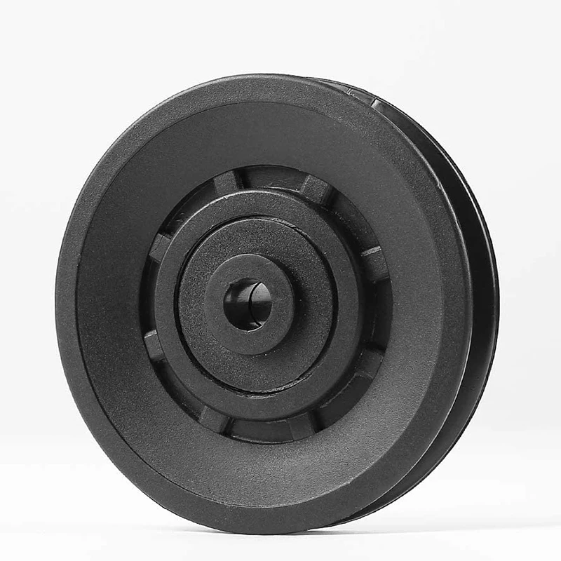 90mm Black Universal Bearing Pulley Gym Fitness Equipment Accessory -1 piece