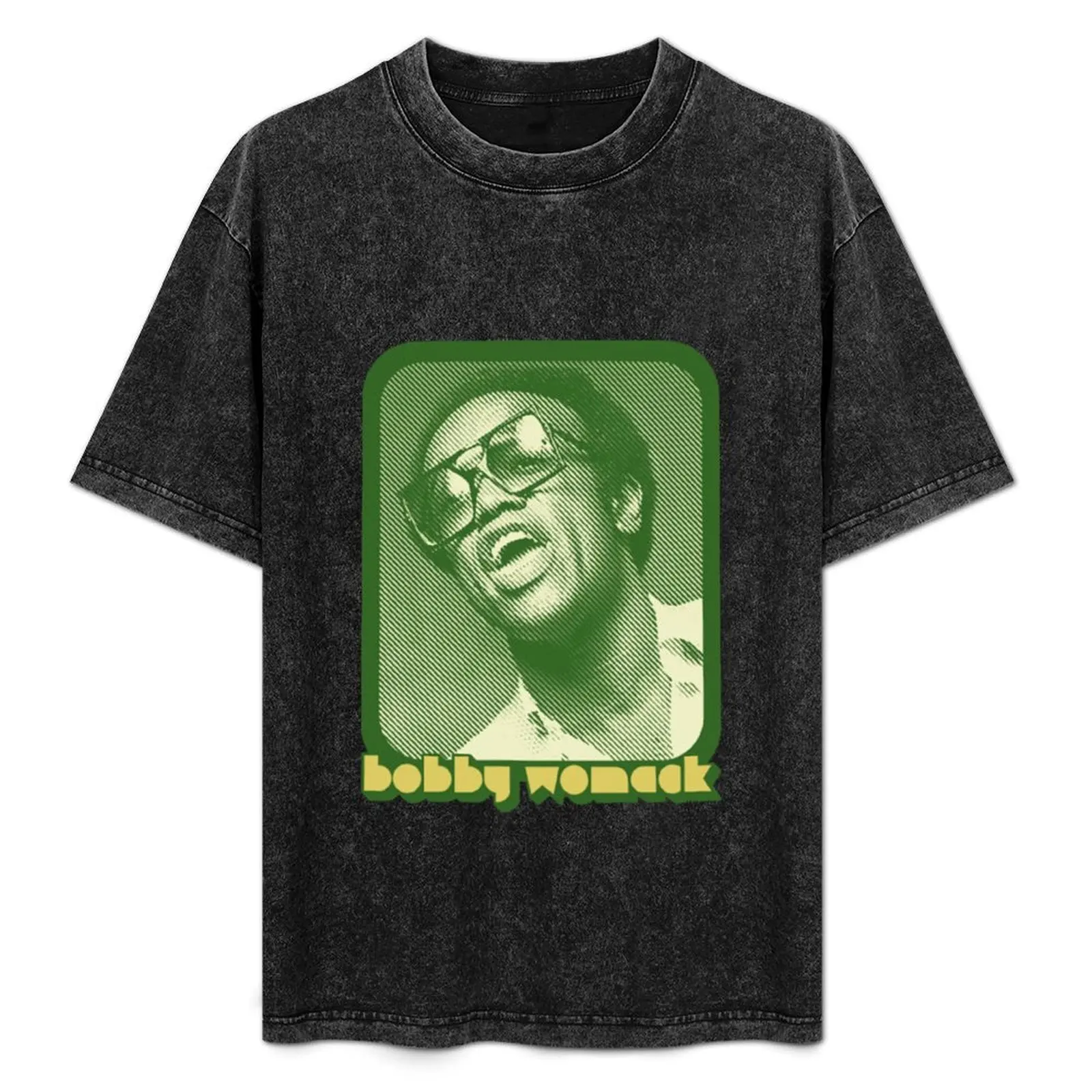 Bobby Womack T-Shirt vintage customs cotton man t-shirts T-shirts for men cotton