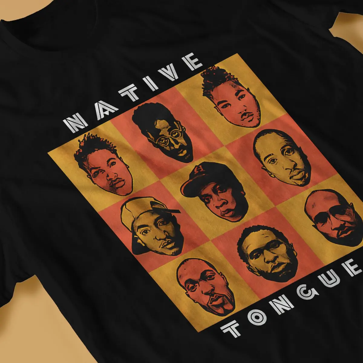 Native Tongues De La Soul Unique TShirt American Hip-Hop Groups Leisure T Shirt Newest T-shirt For Adult