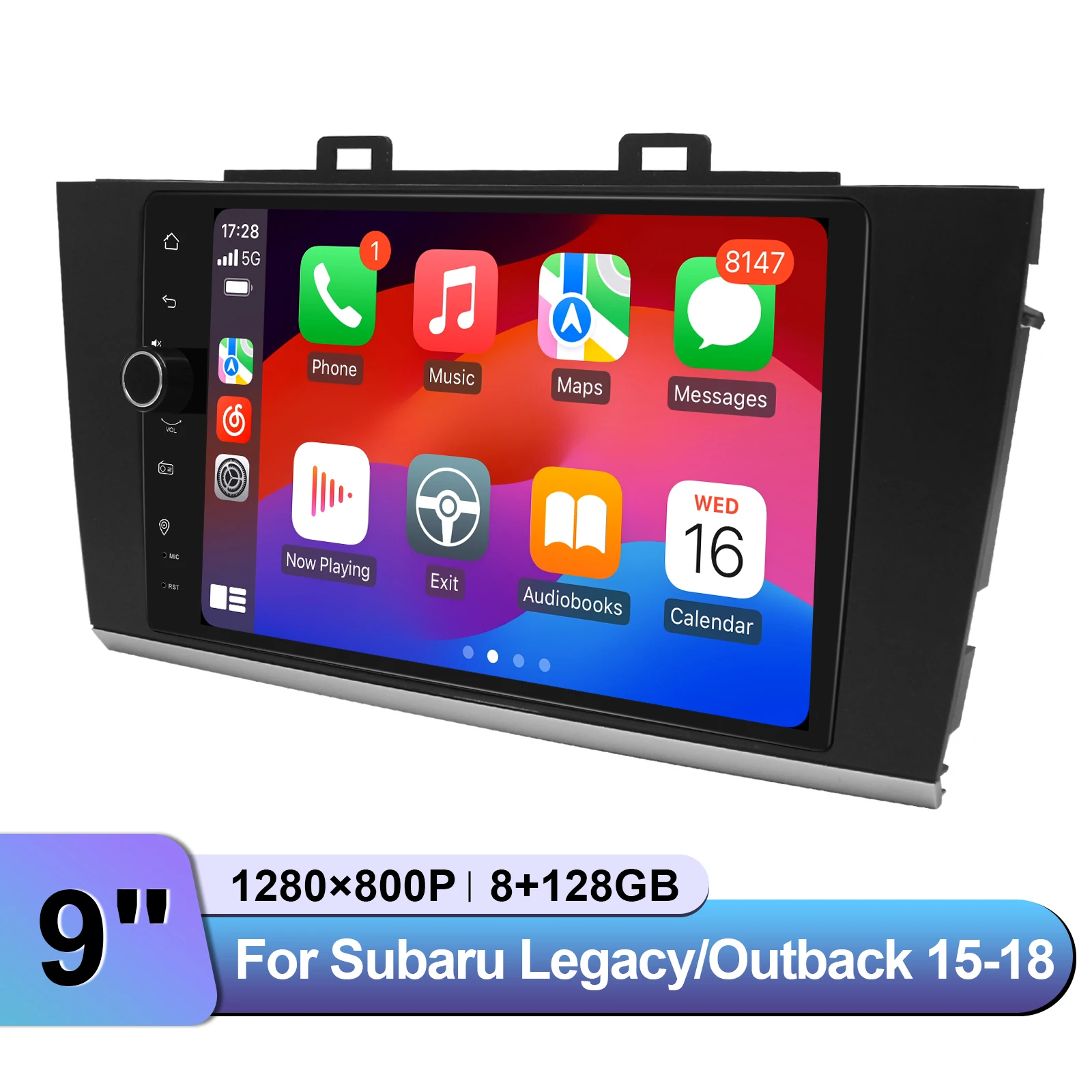 JOYING راديو السيارة ستيريو رئيس وحدة مشغل وسائط متعددة لسوبارو ليجاسي Outback 2015 2016 2017 2018 دعم هارمان كاردون أمبير #3