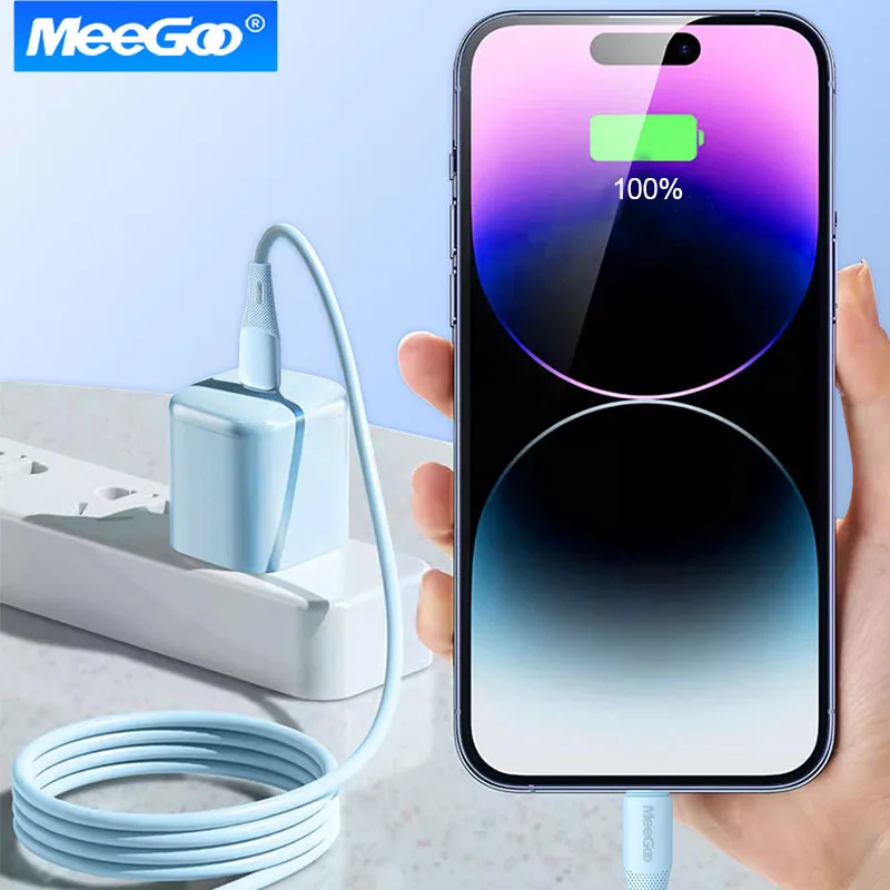 

MeeGoo USB Type C Mobile Phone Cables 3A Fast Charging Cord USB Adapter Cable For Samsung Huawei Xiaomi USB C Data Cable Cord 1m