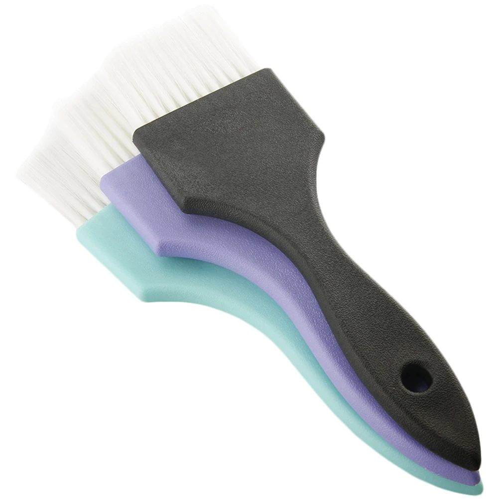

3 Pcs Hair Color Comb Dye Soft Equipment Bleaching Kit Highlighting Dark Hair Stylist Must Haves Nylon Efficient