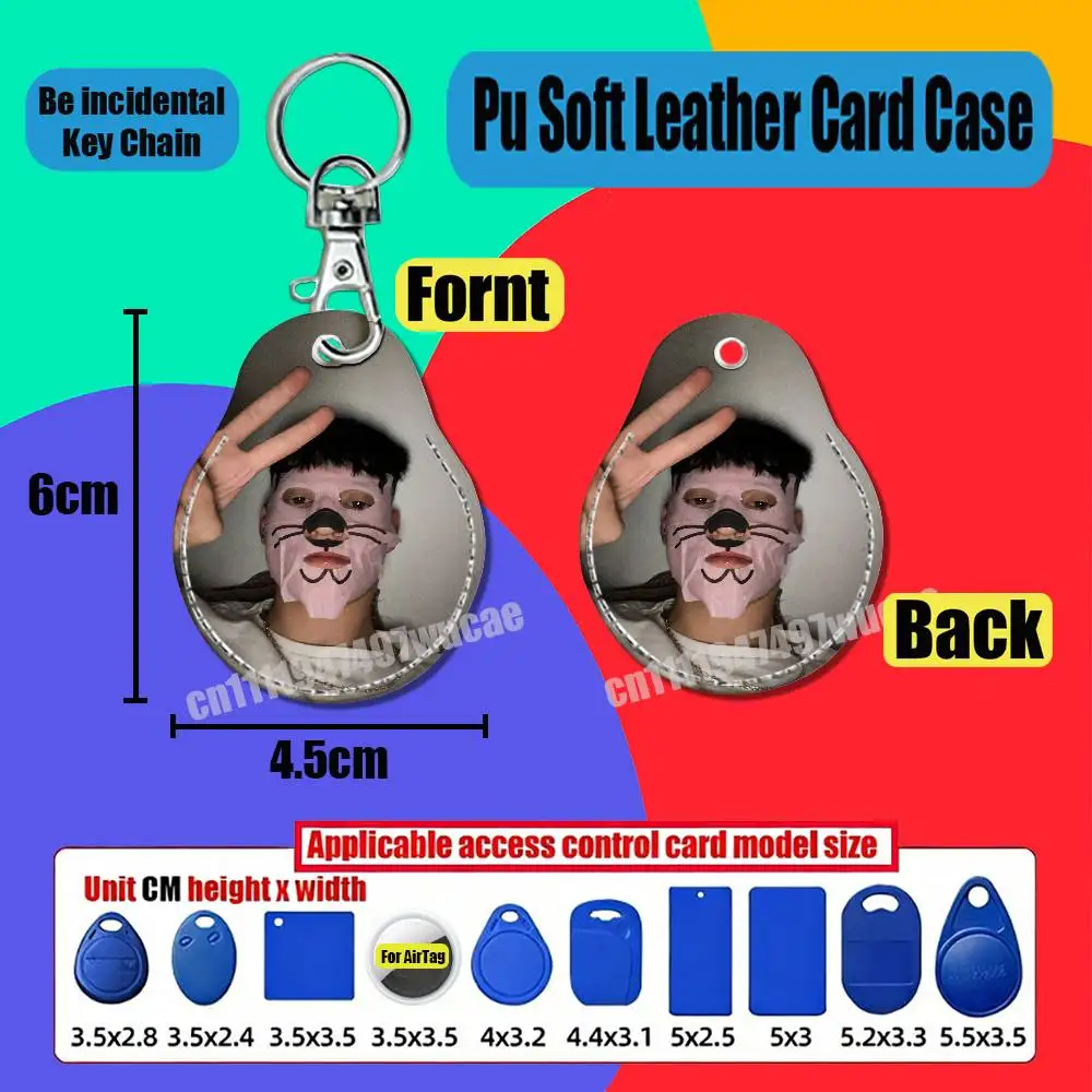 For Kidd Voodoo For AirTag Case Card Holder Sleeve ID Credit Bank Access Badge For Air Tag Case Shell