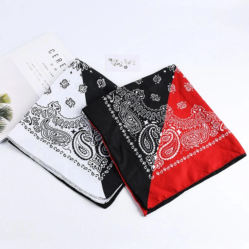 

Fashion Hip Hop Printed Bandana Of Man Women Outdoor Headbands Hair Band Wrist Wraps Hair Scarves High Quality Hair Accessories