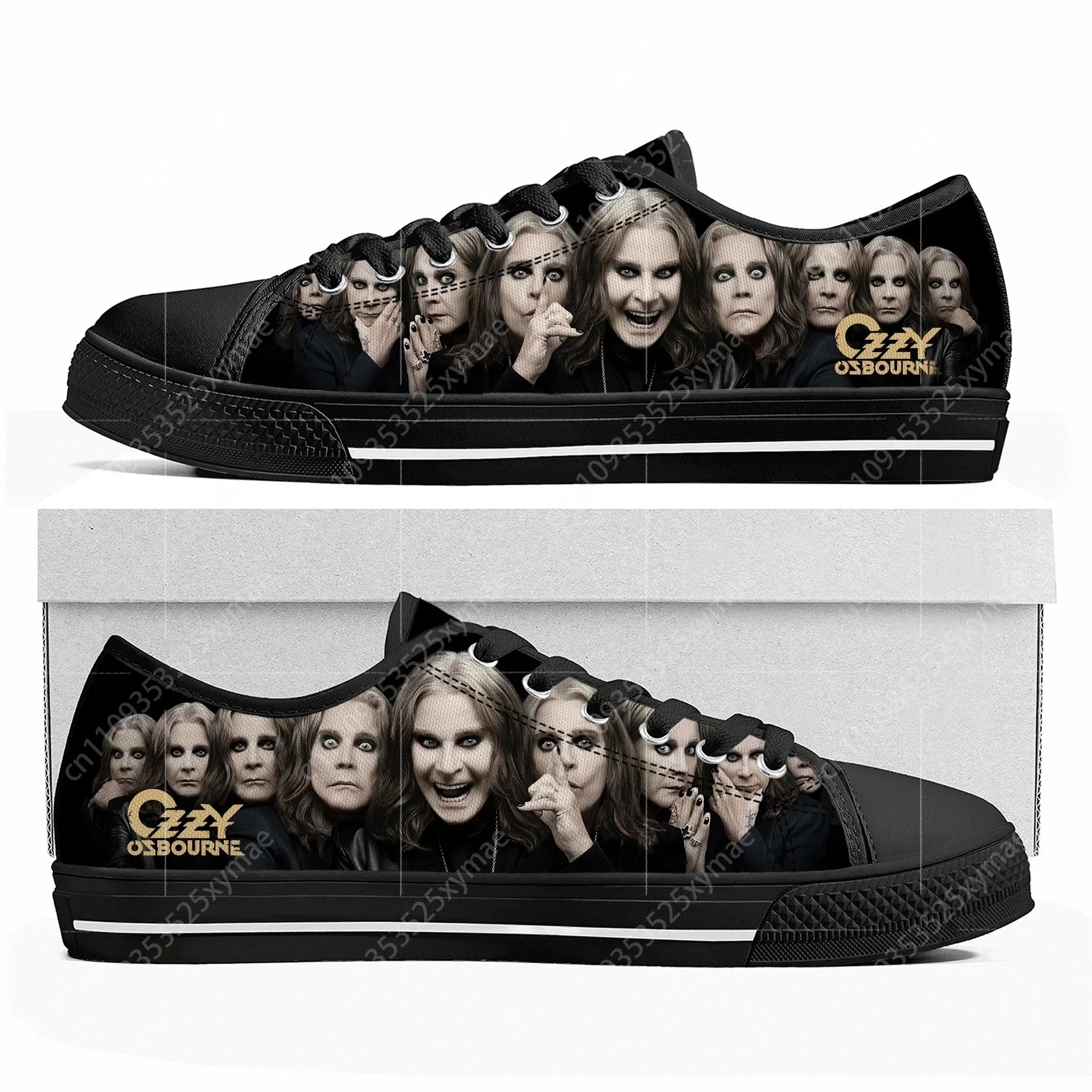 

Кроссовки Ozzy Rock Singer Osbourne Low Top, высококачественные кеды для мужчин, женщин и подростков, повседневная обувь для пар, обувь на заказ