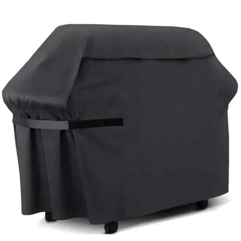 Heavy Duty Outdoor Oven BBQ Cover 420D Barbecue Cover,Super Waterproof Dustproof Coating Silver Horticultural Protective Cover