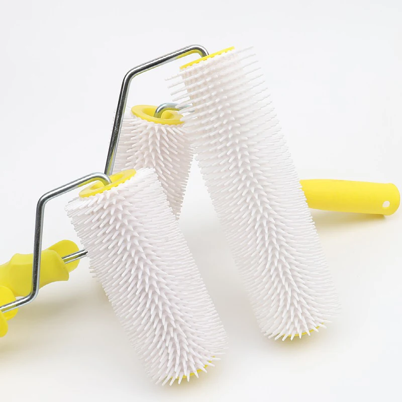 1PC 15cm/22cm Defoaming Drum Brush Spiked Roller for Latex Floor Self Leveling Compound Bubble Remover Flooring Tool